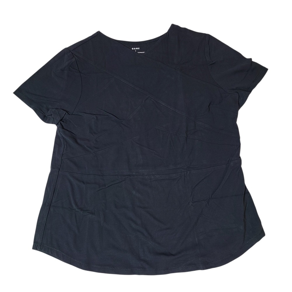 Game by Universal Standard Power Move Black Athletic Tee T-Shirt Medium Workout
